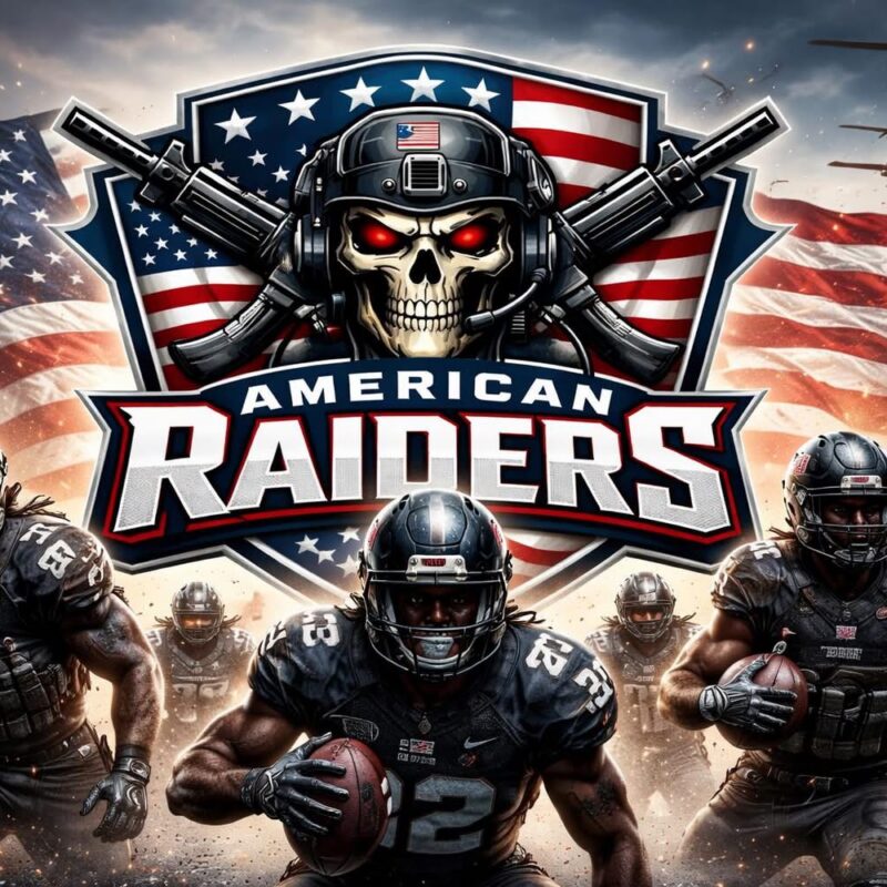 American Raiders Hero Background